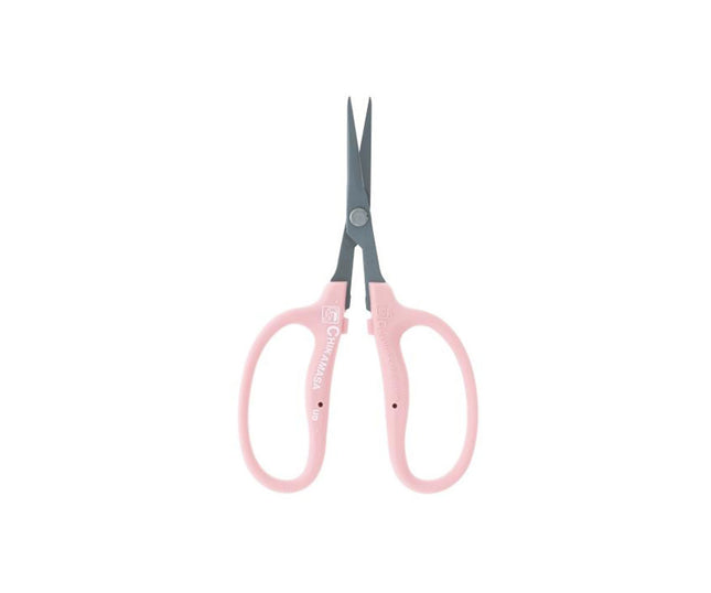 Chikamasa B500SLFP Scissors, Slanted Blade, Fluorine/SS/EL/P (PINK)