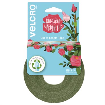 Velcro® One-Wrap® Garden Plant Ties - Green - 1in W x 35ft L