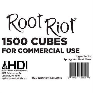 HDI Root Riot™ Plant Starter Cubes - 1500ct - Bulk Box