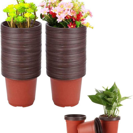 Plastic Nursery Pots for Seedlings, Cuttings, Clones (SINGLE) - 3.5"