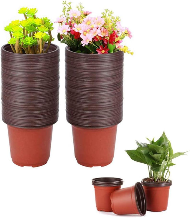 Plastic Nursery Pots for Seedlings, Cuttings, Clones (SINGLE) - 3.5"