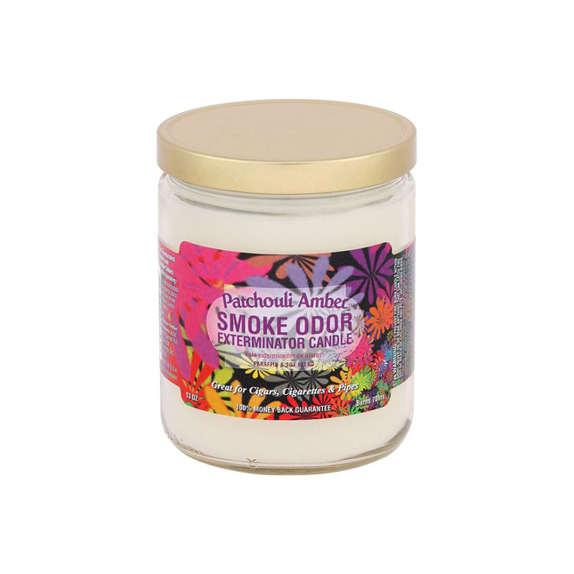 Smoke Odor Candle - Patchouli Amber