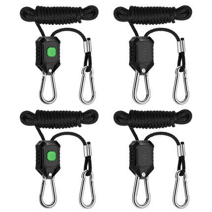 Vivosun 1/8 inch rope ratchet light hangers, 2 pairs