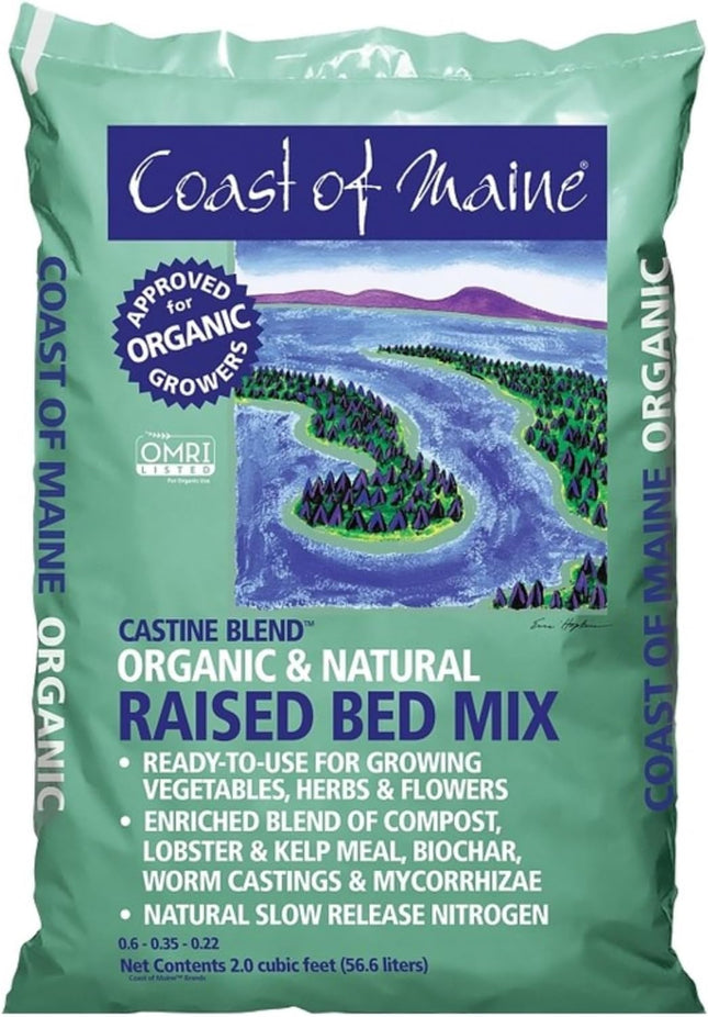 Coast Of Maine Raised Bed Mix (Castine Blend) - 2cu ft