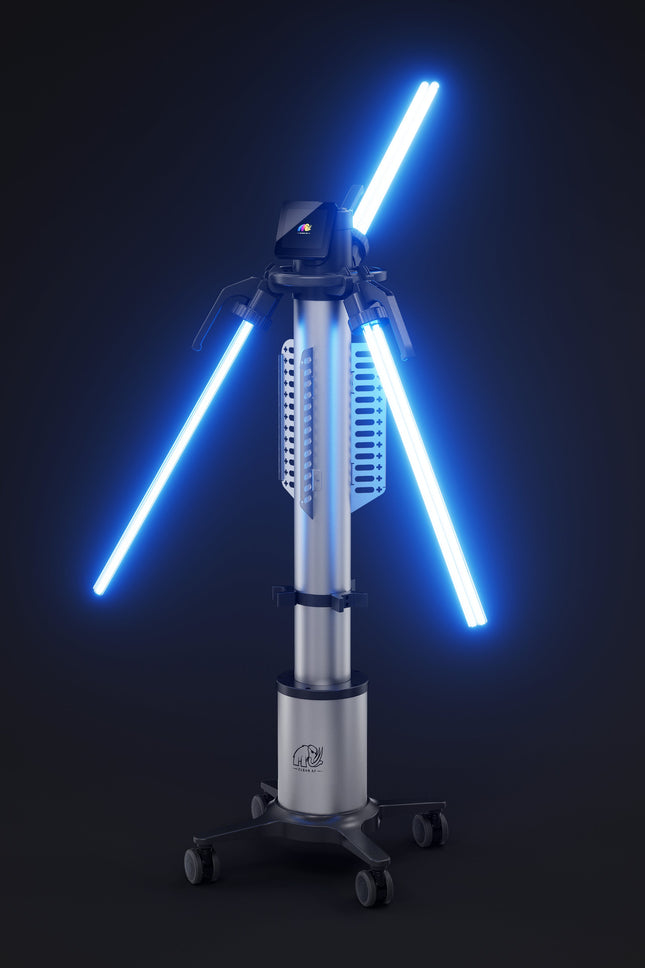 Mammoth Lighting UV tower with three wands