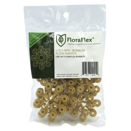 Floraflex BUBBLER FLOW INSERTS - 12PACK - 2GPH - (YELLOW)