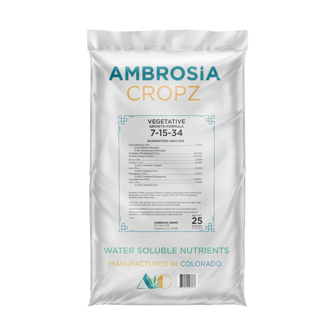 Ambrosia Cropz Vegetative Growth Formula - 25lb