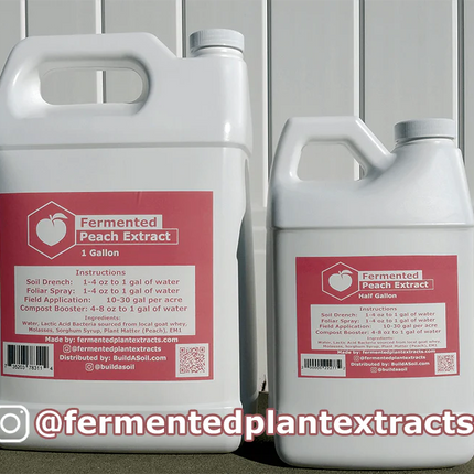 Build A Soil Liquid Peach Extract - 1/2 GAL