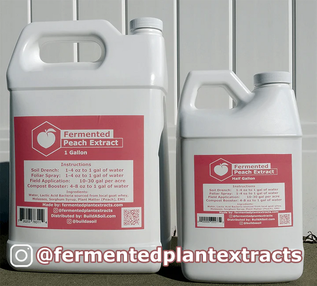 Build A Soil Liquid Peach Extract - 1/2 GAL