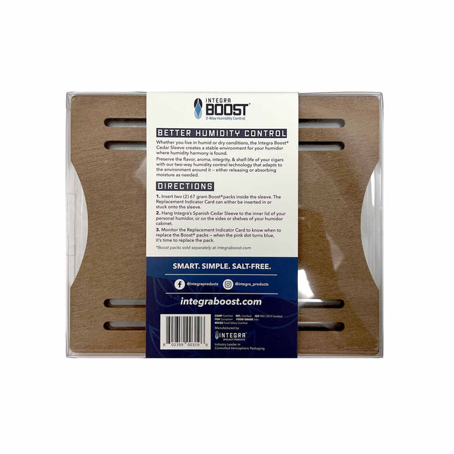 Integra Spanish cedar Boost pack sleeve