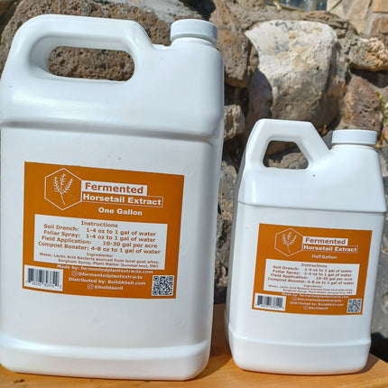 Growing Organic Fermented Plant Extracts: Farm Crafted Horsetail Ferment - 1/2 GAL