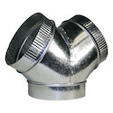 Duct Y Connector - 4"x4"x4"