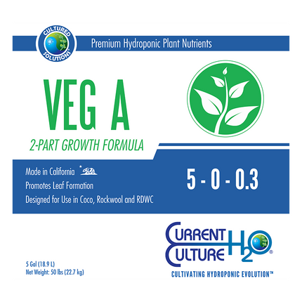 Cultured Solutions Veg A label