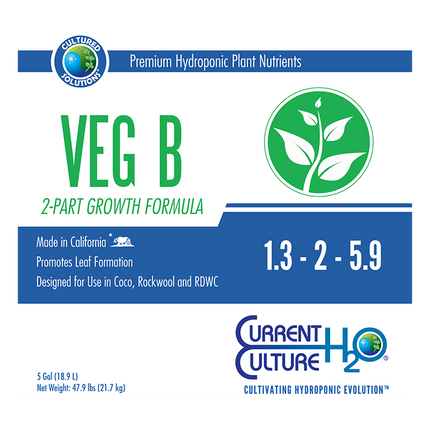 Cultured Solutions Veg B label