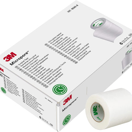 Micropore Paper Tape: White 2" X 10 Yds (SINGLE ROLL)