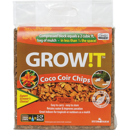 GROW!T Coco Coir Chips, Block