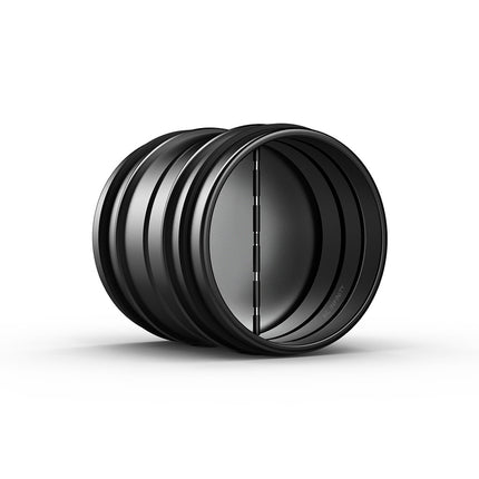 AC Infinity Backdraft Damper Ducting Insert -Black Galvanized Steel 6"
