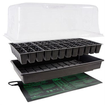 Hydrofarm® Jump Start® Hot House with Heat Mat - 72 Cell - 6in Dome