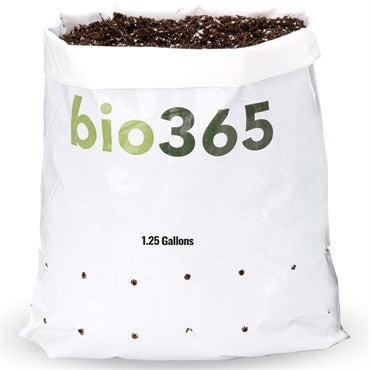 bio365™ BIOBLEND™ High Porosity Blend - 1.25gal - Grow Bag - Blend of Fine Coir, Coarse Peat, & Super Coarse Perlite