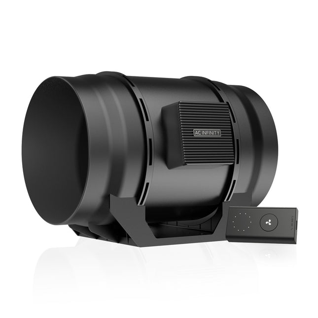 AC Infinity CLOUDLINE LITE A8 - QUIET INLINE FAN WITH SPEED CONTROLLER - 8"