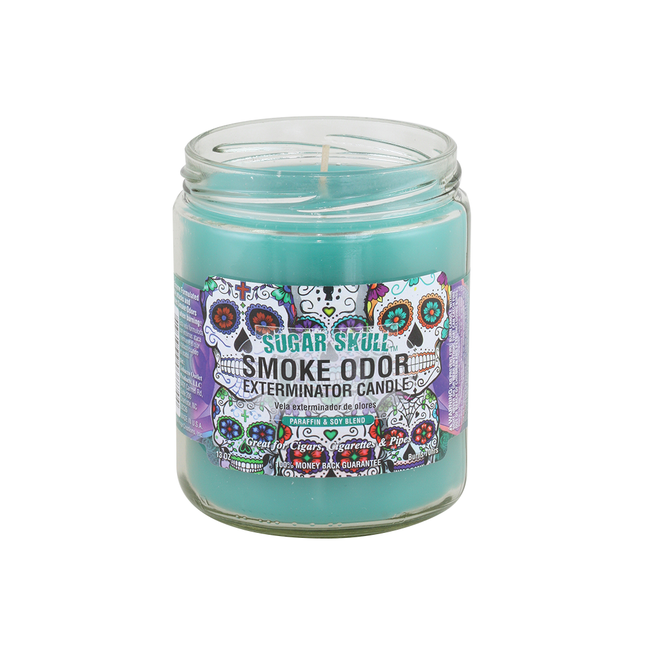 Smoke Odor Candle - Sugar Skull