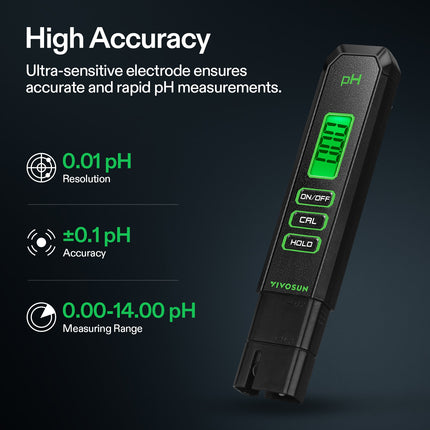 Vivosun pH pen accuracy and ATC