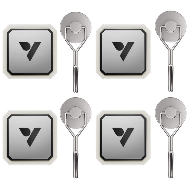 Vivosun QuickHolds add-on base and magnetic hook for VGrow, 4 sets