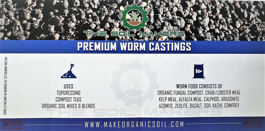 The Soil Makers Elite Worm Castings - 10LB