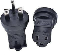 240v Male to 120v Female Adapter