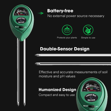 Vivosun soil tester ranges