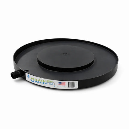 Black Drain Away Tray - 15.5"