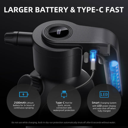 Spider Farmer sprayer 2500 mAh battery