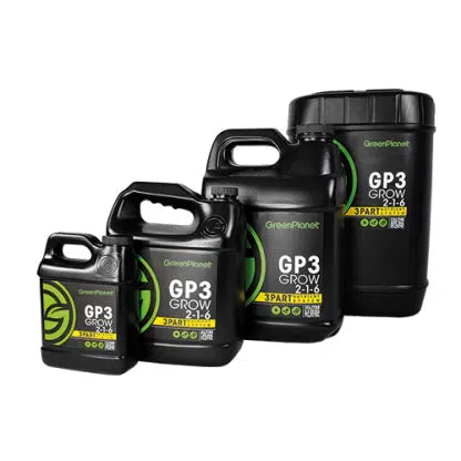 Green Planet Nutrients 3-Part GP3 Grow - 1L