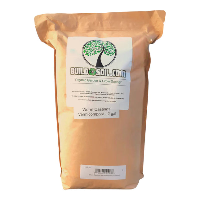Build A Soil Worm Castings Vermicompost - 2 Gallon