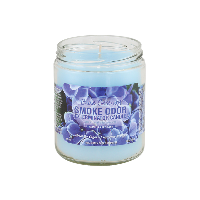 Smoke Odor Candle - Blue Serenity
