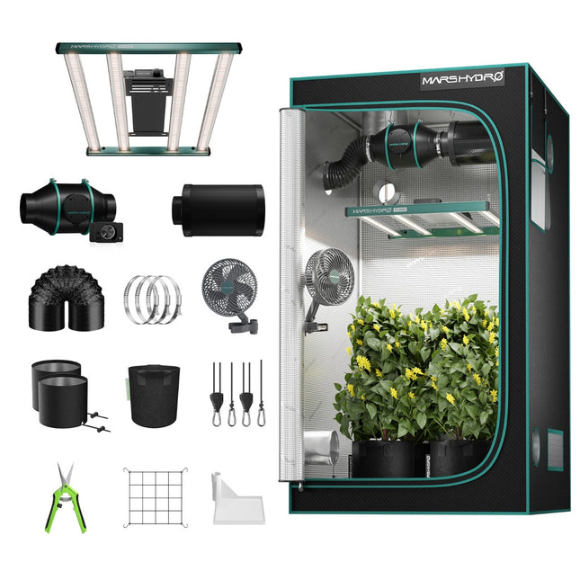 Mars Hydro FC-3000 3.3' x 3.3' grow tent kit