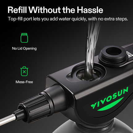 Vivosun battery sprayer translucent tank