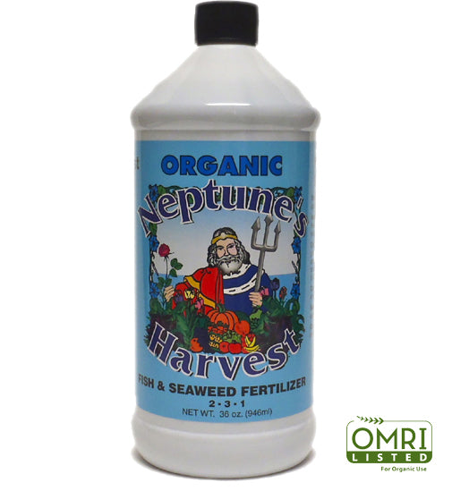 Neptunes Harvest Fish & Seaweed Fertilizer (Blue) - 1 QT