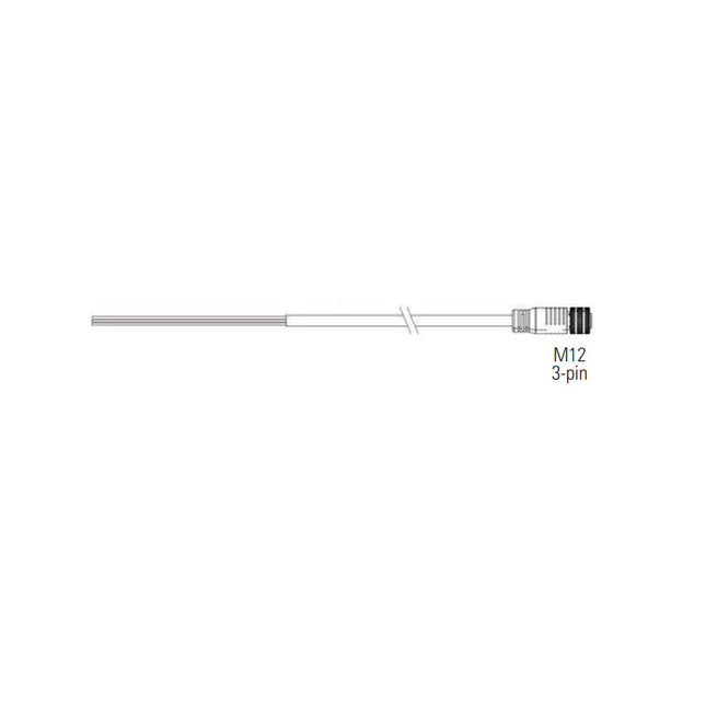 Fluence M12 Dimming Signal Cable - 5ft - Pigtail to M12 Connector