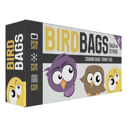 Bird Bags 4 Gallon Turkey Bags 18" x 24" (25 Pack)