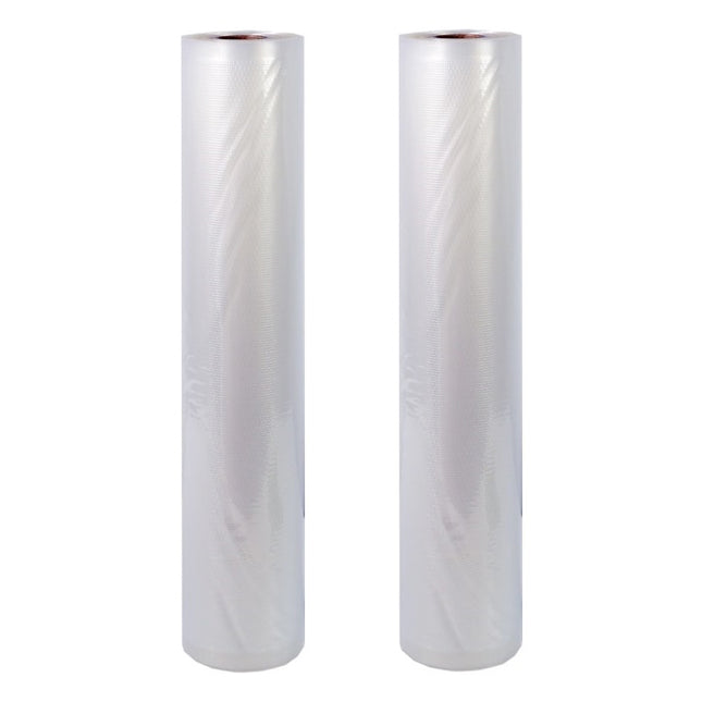 NatureVac Vacuum Seal Bags All Clear 11in x 19.5ft (2 Rolls/Box)