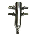 Chrome Air Divider 4 Outlet