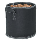 Grow1 Fabric Pot w/ Handles Black 20 Gallon