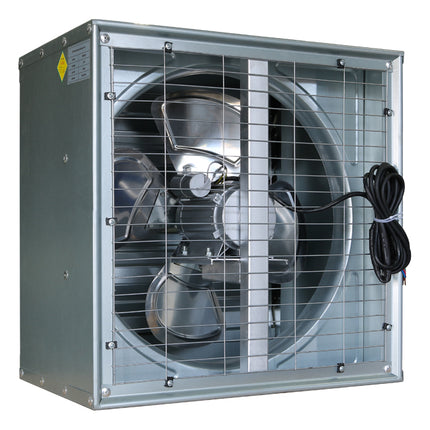 Grow1 Greenhouse Belt Driven Fan w/ Shutter 24in