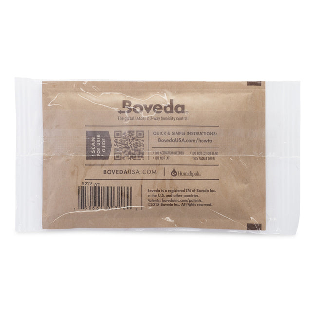 Boveda 2-Way Humidity Control Pack 62% 67g Individually Wrapped (100pcs/Case)