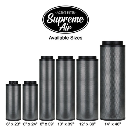 SupremeAir Australian Carbon Filter 8” x 24” 650CFM