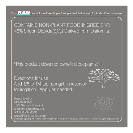 NPK RAW Silica 10lbs