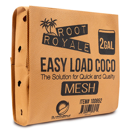Root Royale Easy Load Coco Mesh Grow Bags 2 Gallon
