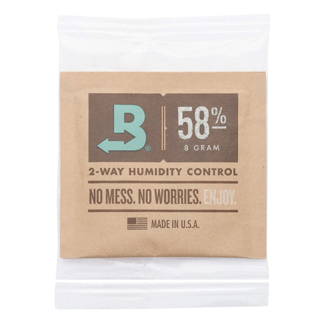 Boveda 2-Way Humidity Control Pack 58% RH 8g Bulk Individually Wrapped (300pcs/Case)
