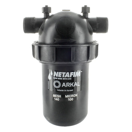 Netafim Manual Disc Filter 1in MPT x MPT 140 Mesh 5-26GPM